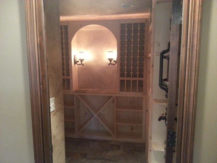 Rope lighting was installed in a wine cellar by Extreme Electrical Service LLC in MO