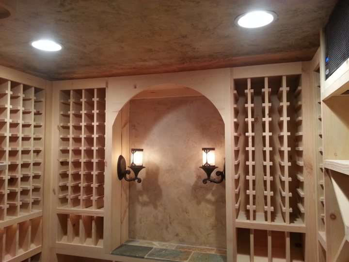 Rope lighting was installed in a wine cellar by Extreme Electrical Service LLC in MO